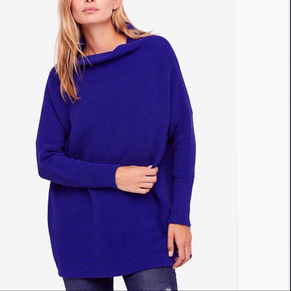 FREE PEOPLE Slouchy Ottoman Tunic Sweater NWT - Picture 4 of 6